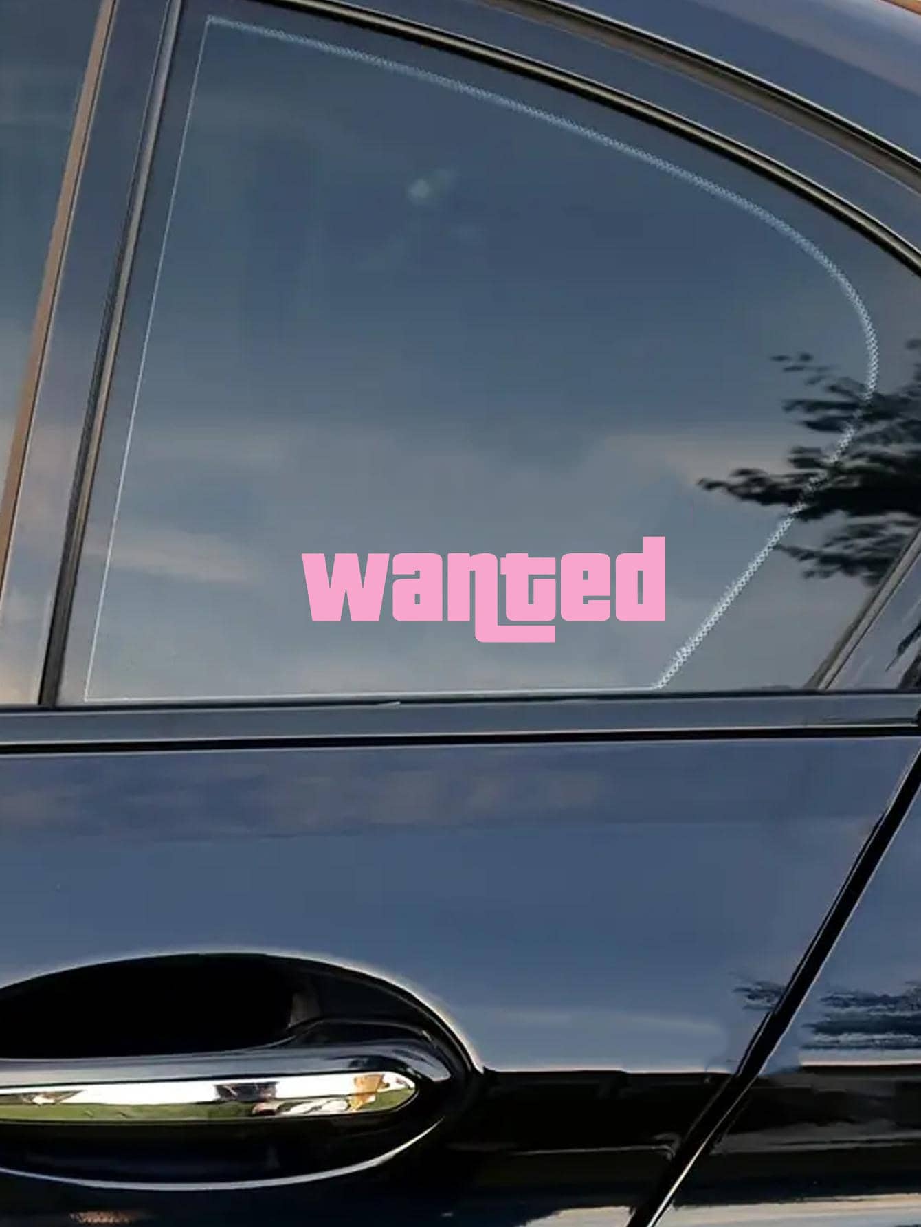 1PC 'Wanted' Sticker/Decal