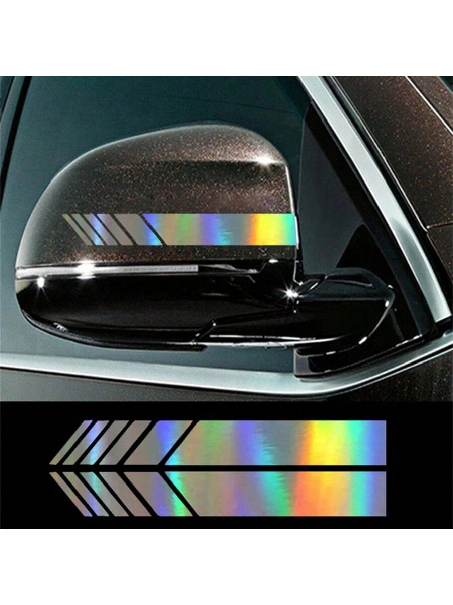 2Pcs Rear View Mirror Styling Stickers
