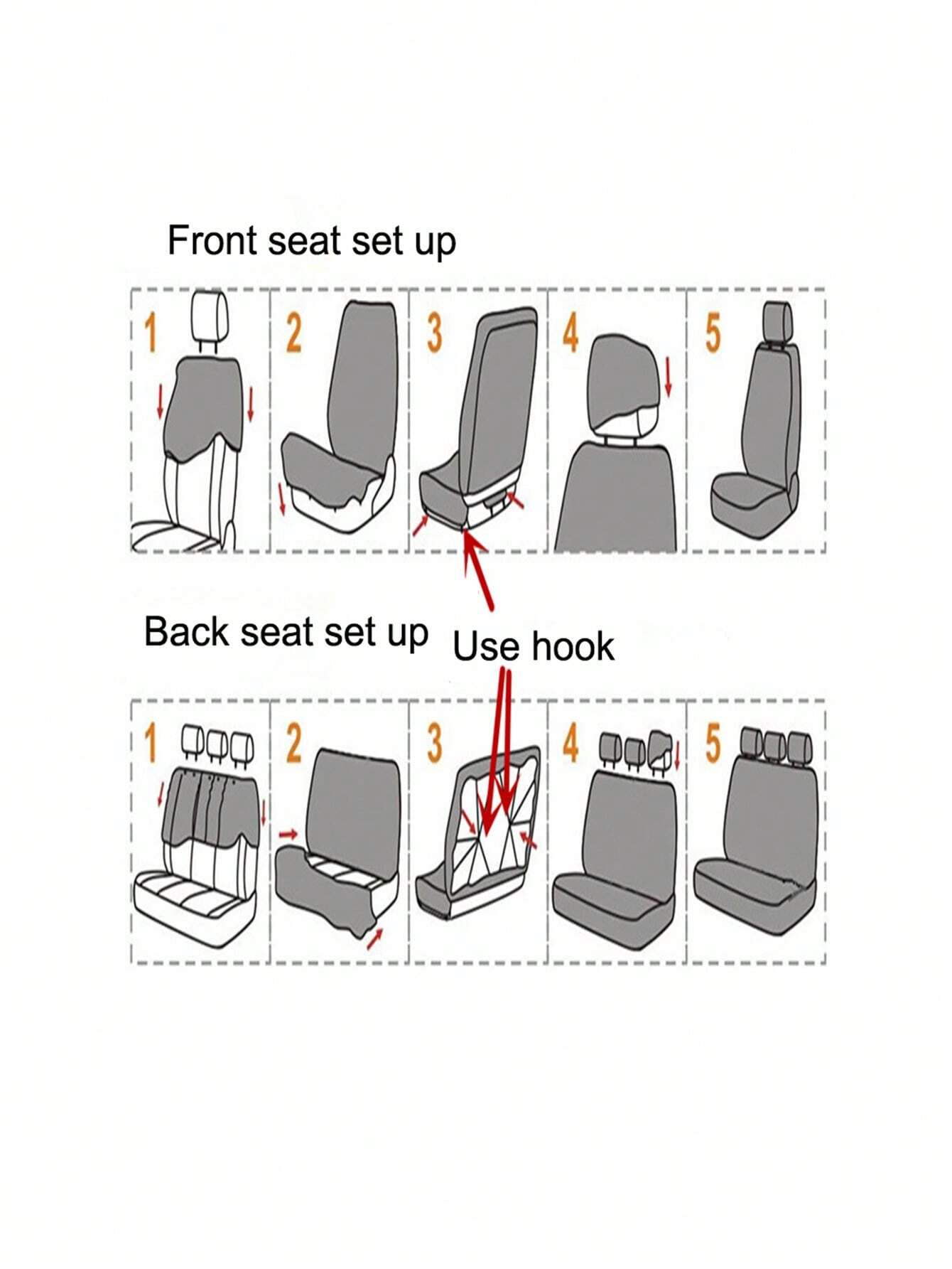 Universal 5 Full Seat Covers | Interior Decoration