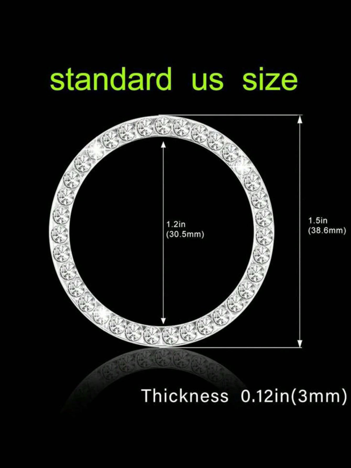 Universal Shiny Rhinestone Push-Start Accessory Decoration