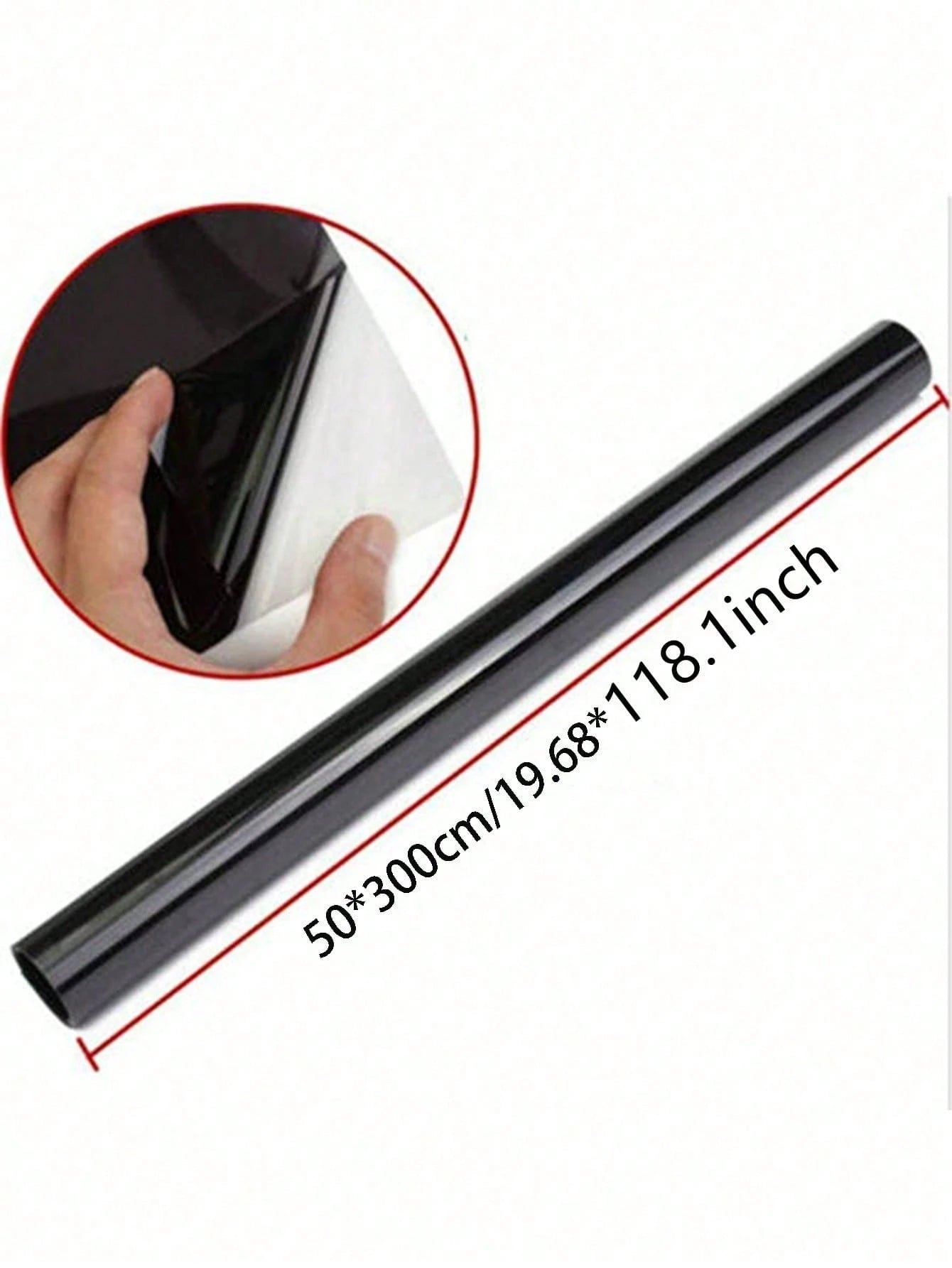1 Roll 19.68*118.11In 5/15/35 Percent VLT Window Tint Film