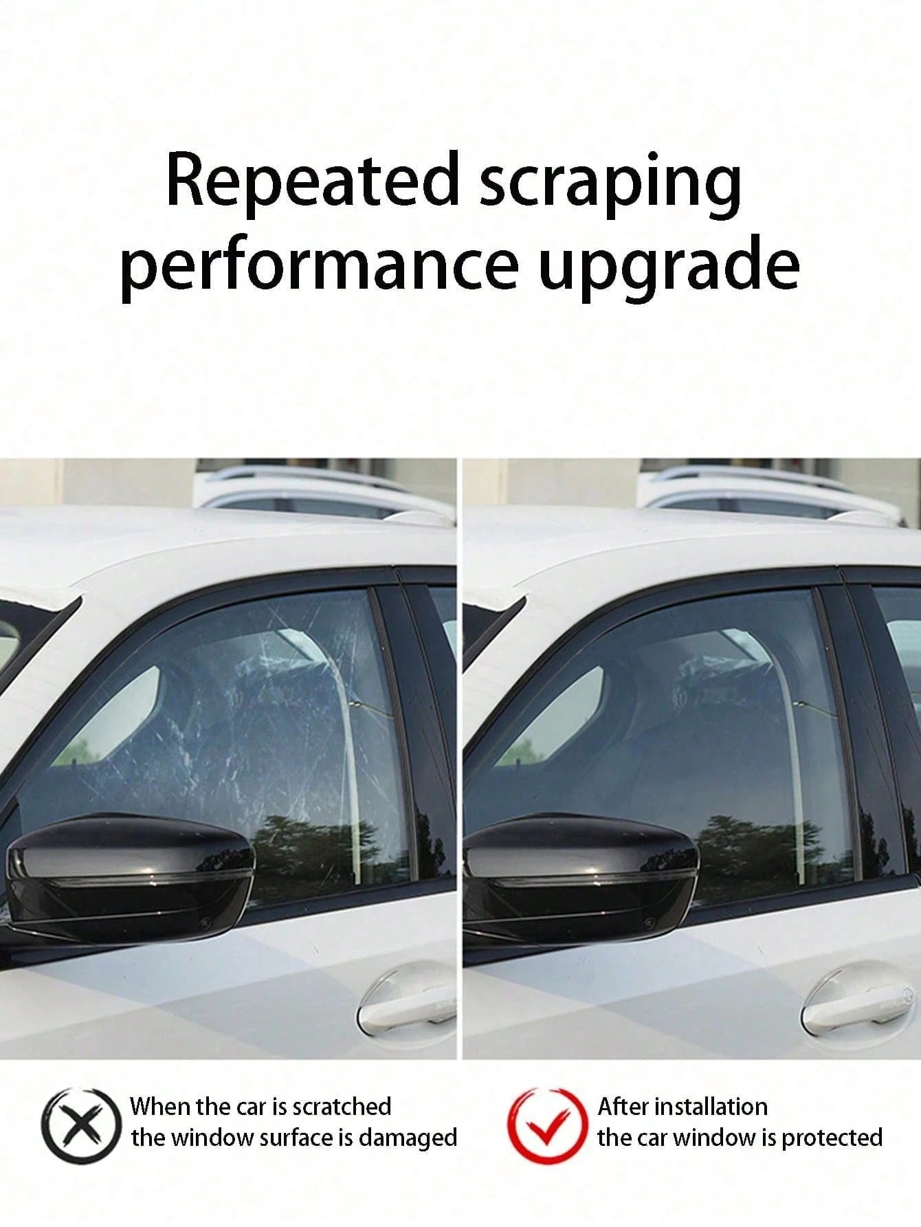 1 Roll 19.68*118.11In 5/15/35 Percent VLT Window Tint Film