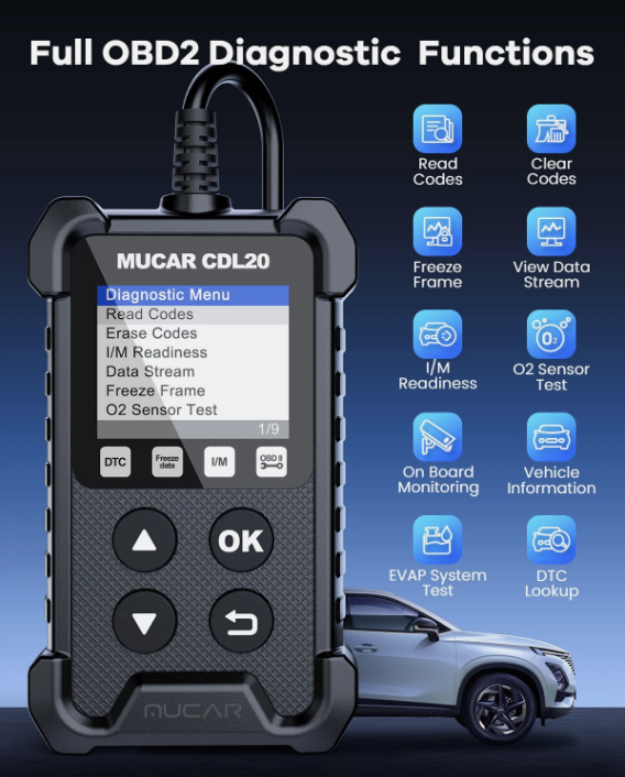 ThinkCar OBD II Diagnostics Scan Tool | Live Data + Evap Testing