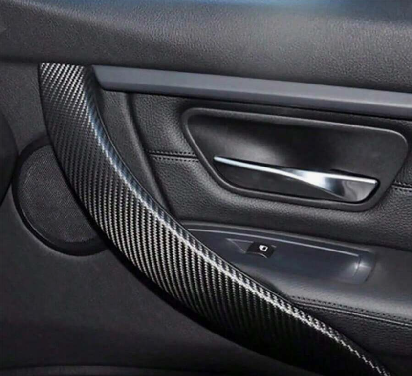Scratch-Resistant Door Sill Protector Nano Carbon Fiber DIY Sticker