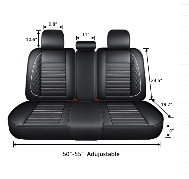 Universal Deluxe Luxury 5 Seat Covers