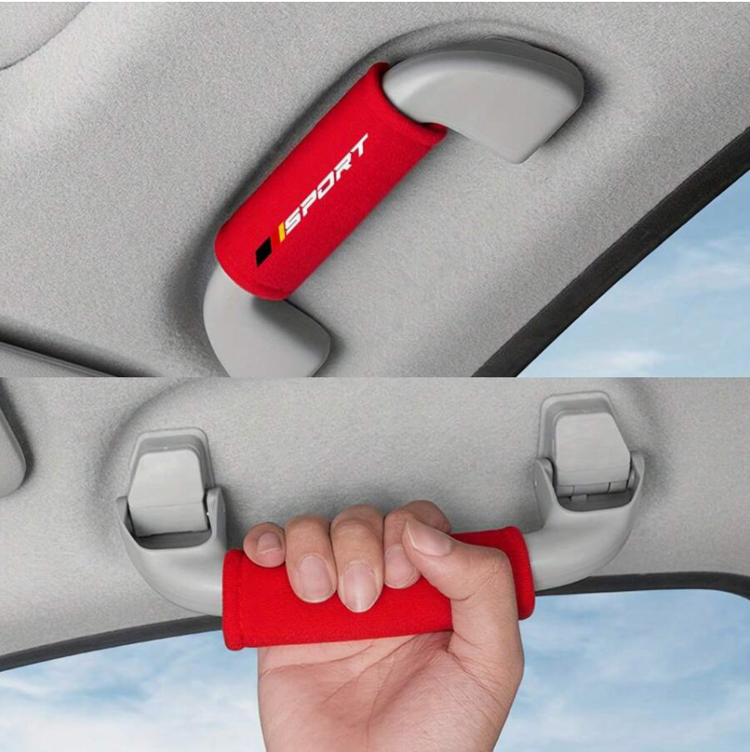 1PC Easy Fit Fluffy Roof Handle Cover Loop
