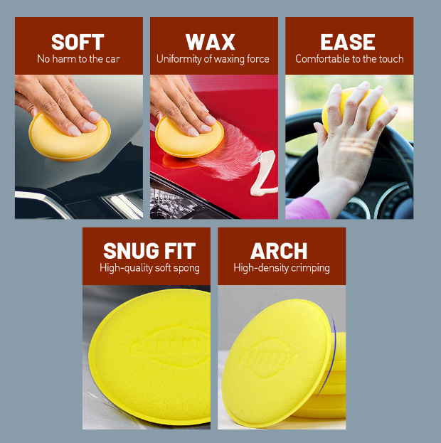 12PCS Car Wax/Polish Foam Applicator Pad Set