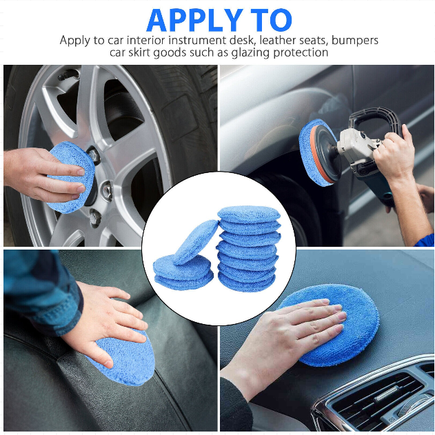20PC Detailing Microfiber Applicator Pad