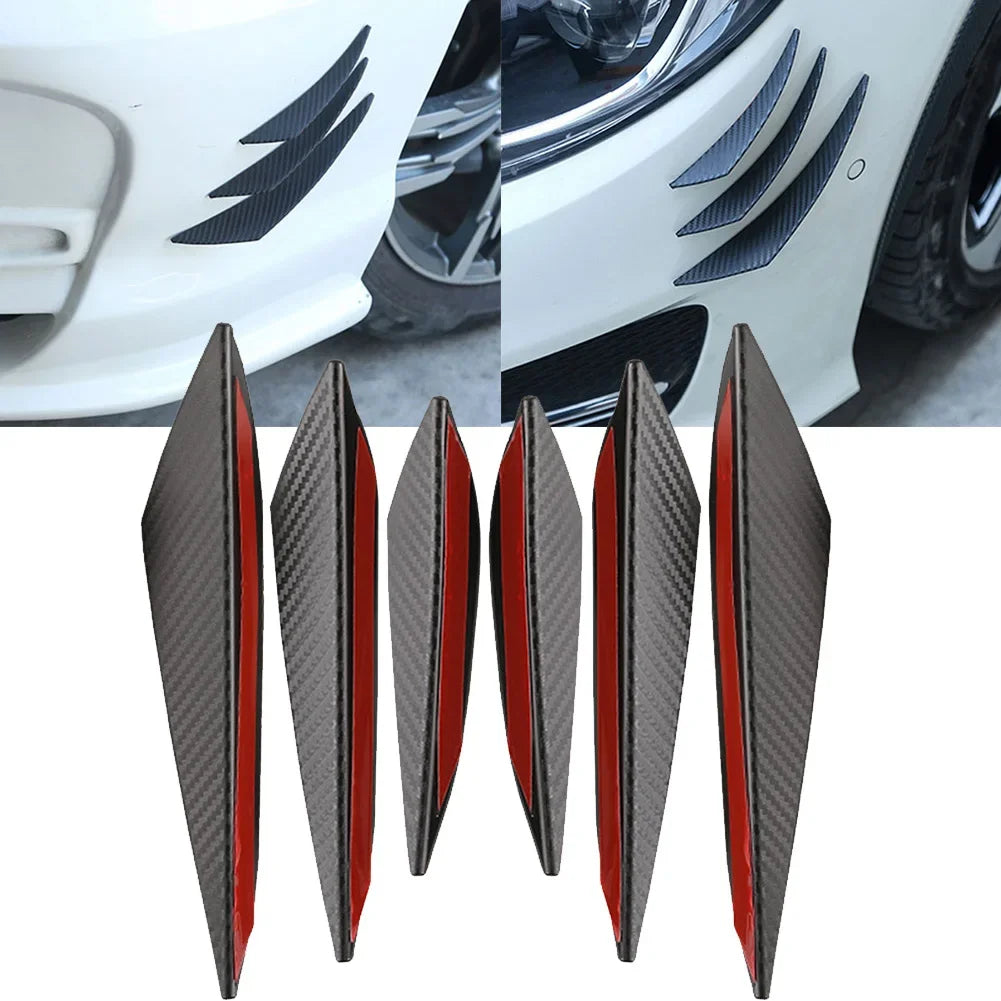 4/6Pcs Universal Front Bumper Air Canards