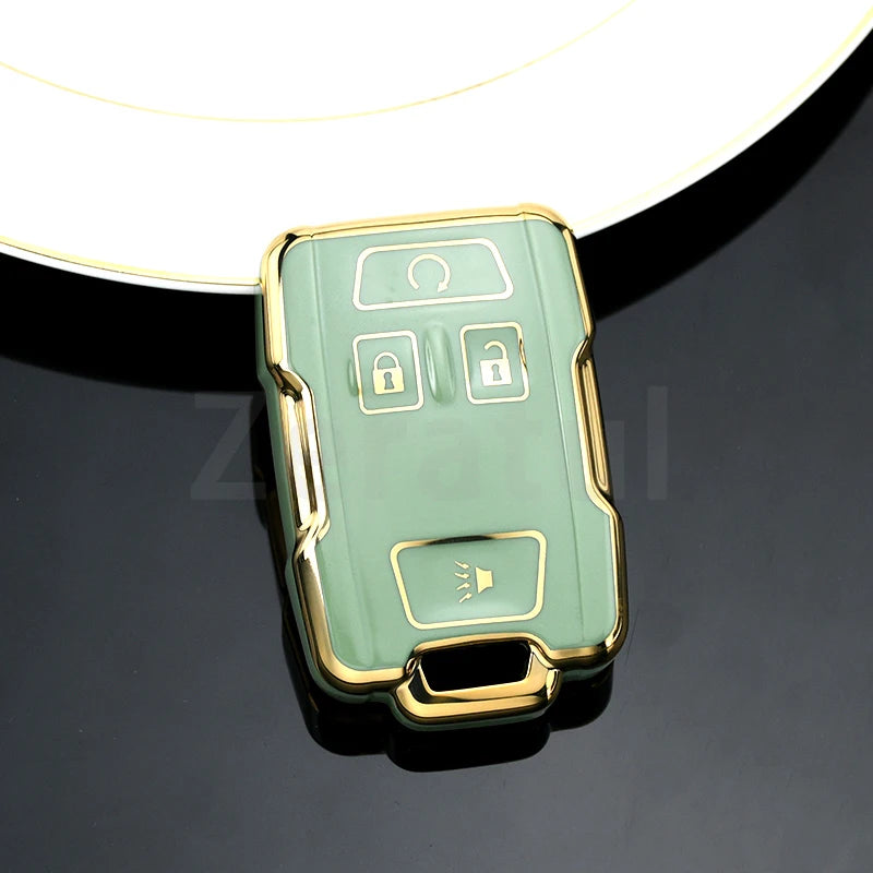 (Chevrolet) Silverado/Colorado + (GMC) Sierra/Canyon 4 Buttons Style Key Fob Case