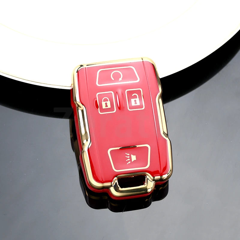 (Chevrolet) Silverado/Colorado + (GMC) Sierra/Canyon 4 Buttons Style Key Fob Case
