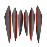 4/6Pcs Universal Front Bumper Air Canards