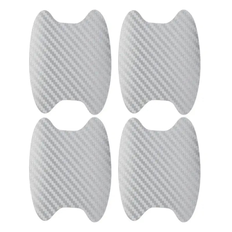 4Pcs Carbon Fiber Door Handle Well Protective Sticker