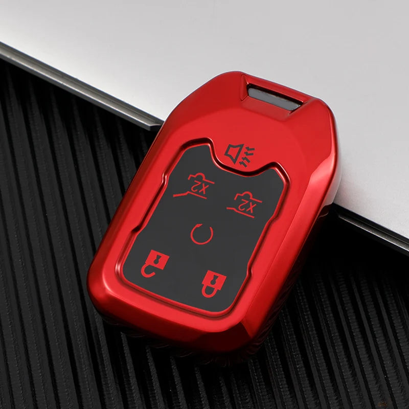 Chevrolet Suburban/Tahoe 2015-2020 | GMC Yukon/XL 2015-2020 6 Button Key Fob Decorative Case/Cover