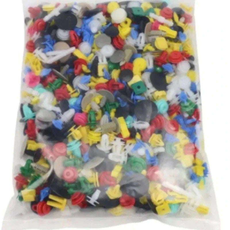 200/500Pcs Universal Plastic Push Clip
