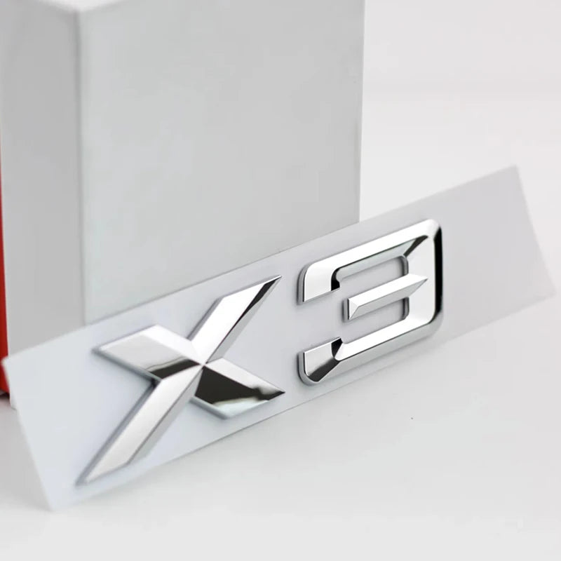 BMW XDrive Emblem Badge – 3D Fender/Trunk Sticker Accessory