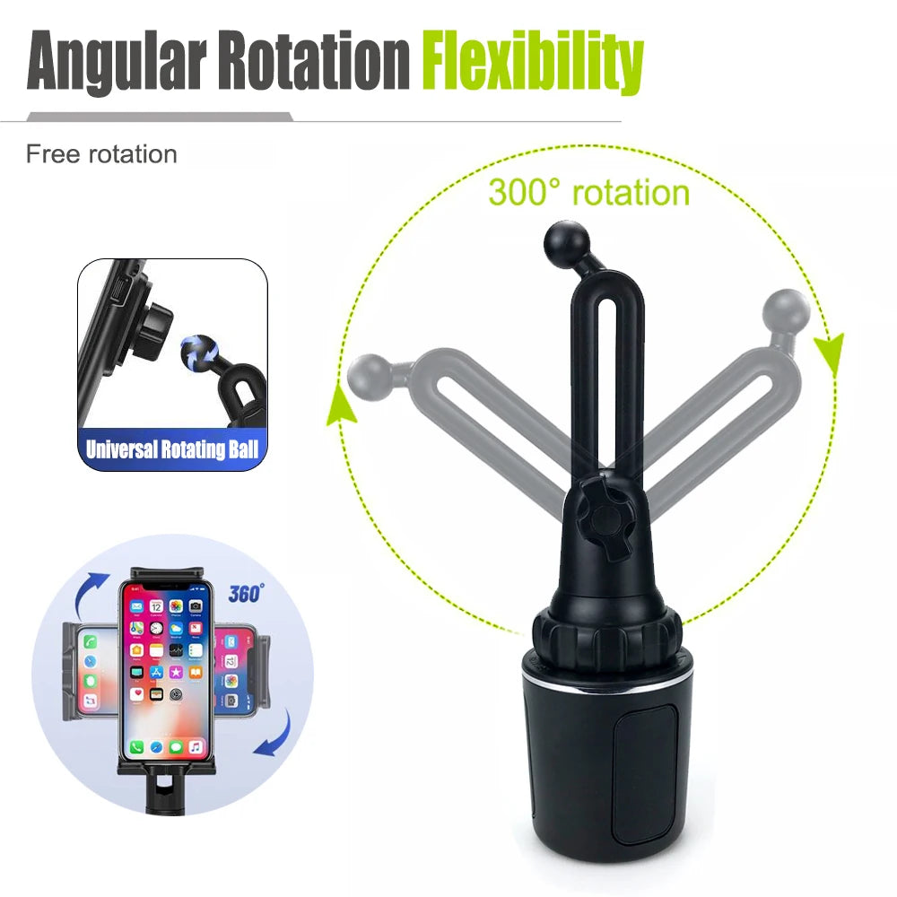 Cup Holder Cellphone 360° Stand