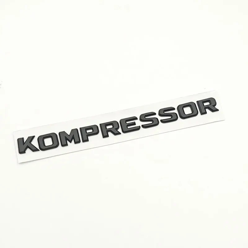 3D 'Kompressor' Logo Emblem/badge Decoration