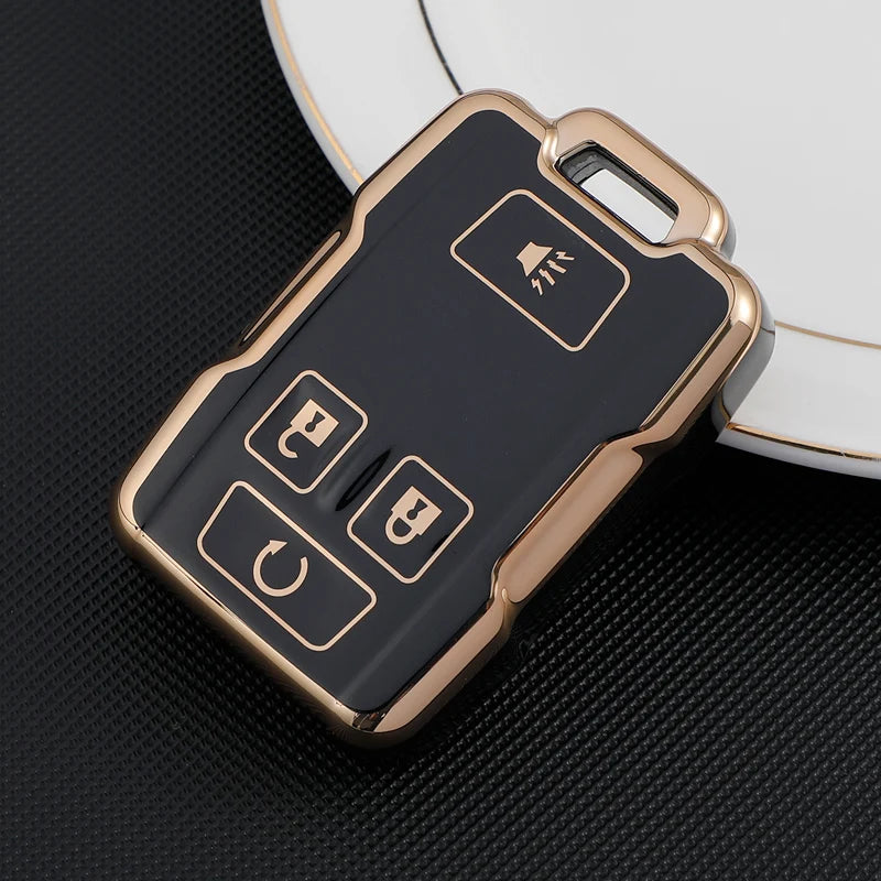 Key Fob Cover Case for Chevy Colorado/Silverado + GMC Canyon/ Sierra 2014-2018