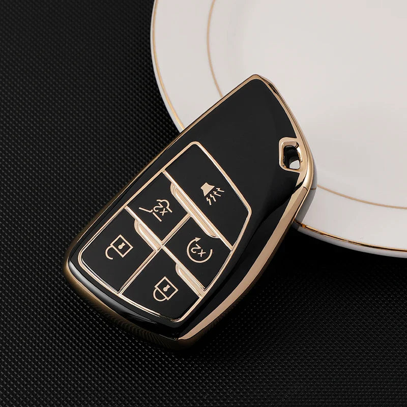 5/6 Button Key Fob Cover For Chevrolet + Buick + GMC