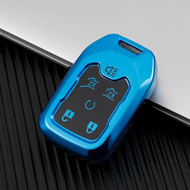 Chevrolet Suburban/Tahoe 2015-2020 | GMC Yukon/XL 2015-2020 6 Button Key Fob Decorative Case/Cover