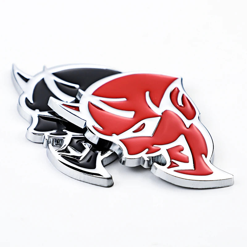 2PCS 3D Dodge Demon Badge (Sticker)
