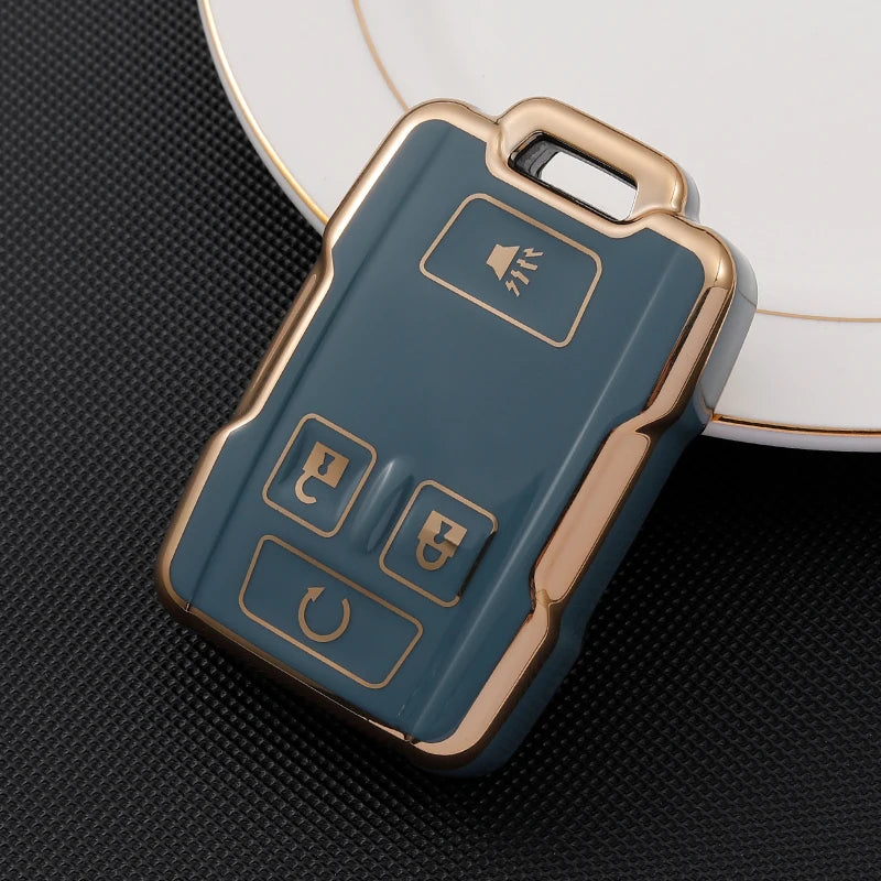 Key Fob Cover Case for Chevy Colorado/Silverado + GMC Canyon/ Sierra 2014-2018