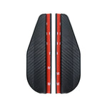 2PCS Side Rear View Mirrors Carbon Fiber Eye Brows (Set)