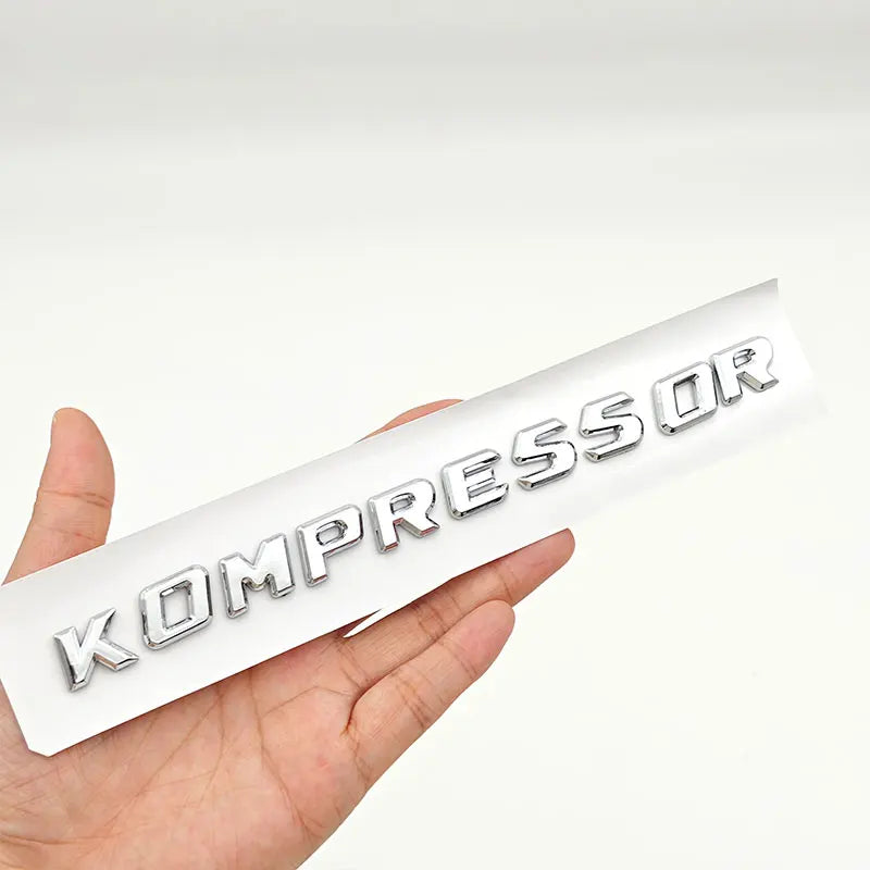 3D 'Kompressor' Logo Emblem/badge Decoration