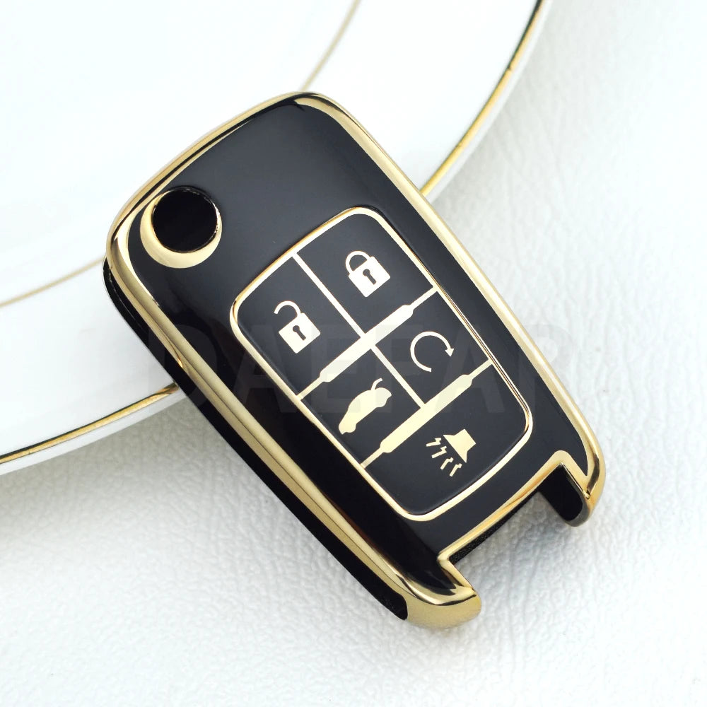TPU Car Key Case for Chevy Cruze, Malibu, Camaro, Equinox, Aveo, Impala, Sonic