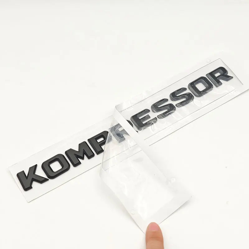 3D 'Kompressor' Logo Emblem/badge Decoration