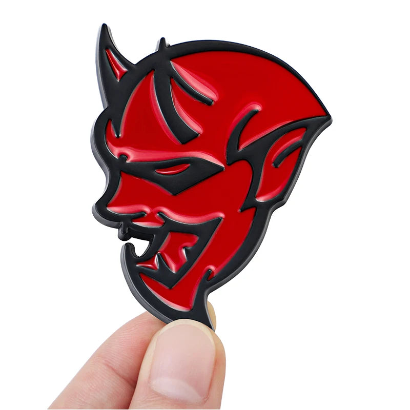 2PCS 3D Dodge Demon Badge (Sticker)
