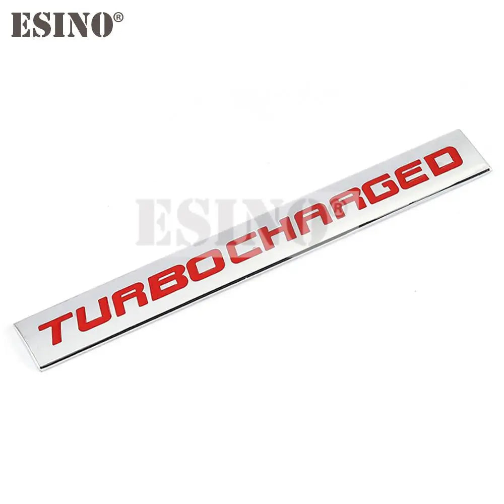 1PC Styling 'Turbo/Supercharged' Emblem/Badges