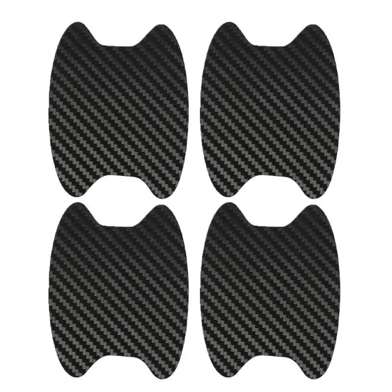 4Pcs Carbon Fiber Door Handle Well Protective Sticker
