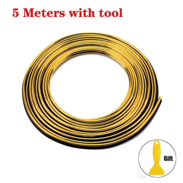 Universal Car Molding Decoration Flexible Strips | Interior Decoration