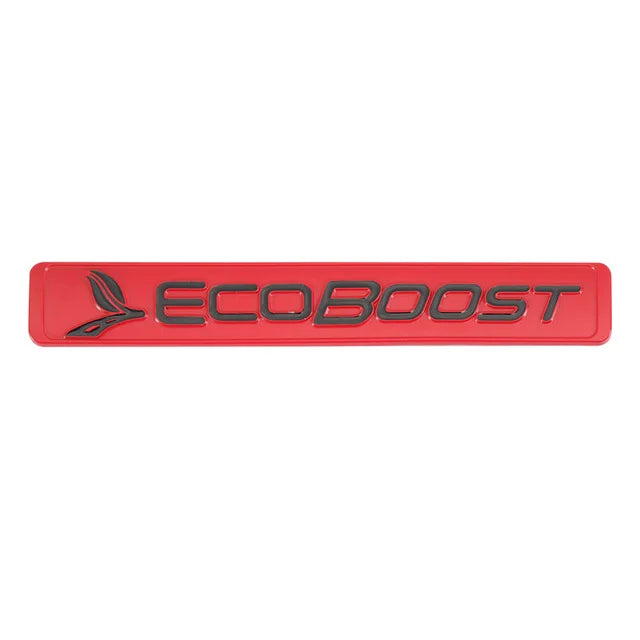 3D Metal 'Ecoboost' Logo Emblem/Badge Decoration
