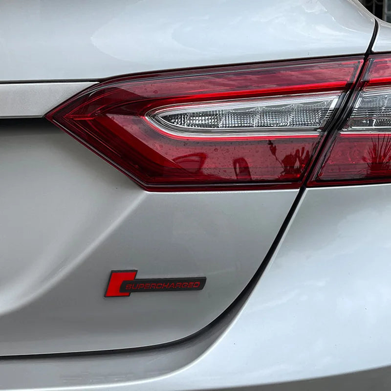 3D Metal 'Supercharged' Emblem/Badge Decoration