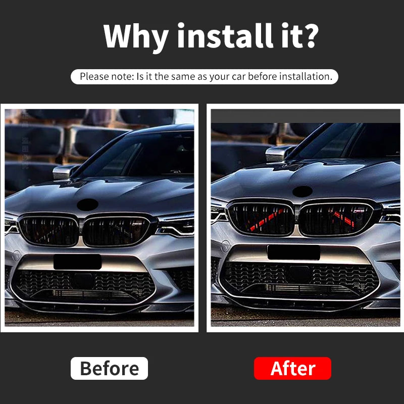 Front Grille Protector Strips For BMW