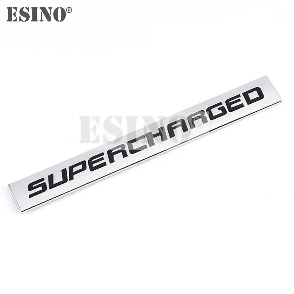 1PC Styling 'Turbo/Supercharged' Emblem/Badges