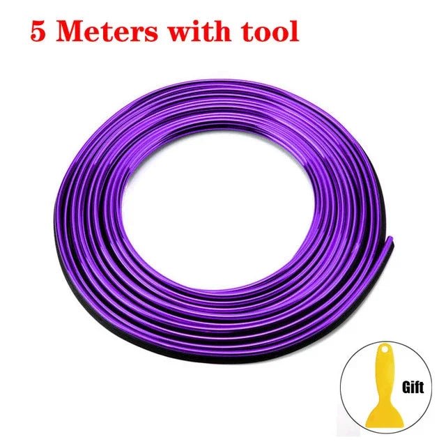 Universal Car Molding Decoration Flexible Strips | Interior Decoration
