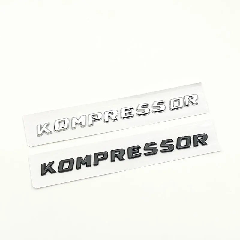 3D 'Kompressor' Logo Emblem/badge Decoration