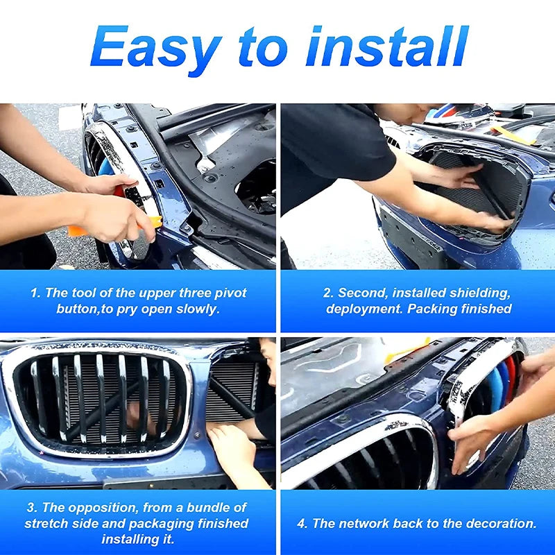 Front Grille Protector Strips For BMW