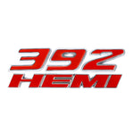 3D Metal Car Stickers 345 392 HEMI Emblem for Dodge Charger Ram 1500 Journey Caliber Nitro Caravan Avenger Dart Challenger
