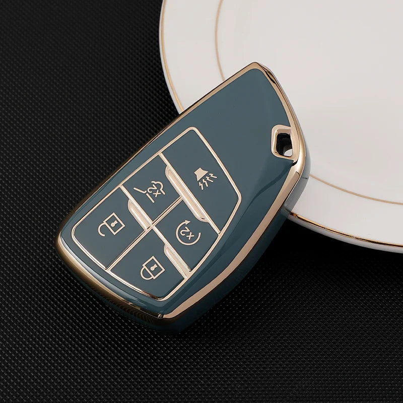 5/6 Button Key Fob Cover For Chevrolet + Buick + GMC