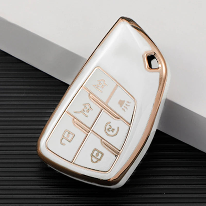 5/6 Button Key Fob Cover For Chevrolet + Buick + GMC