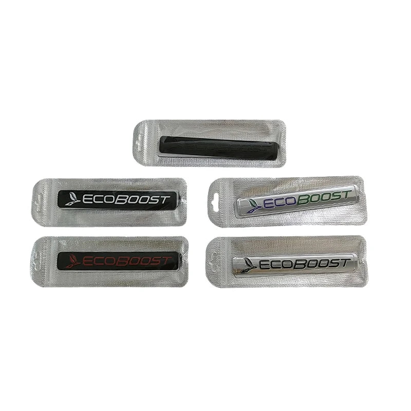 3D Metal 'Ecoboost' Logo Emblem/Badge Decoration
