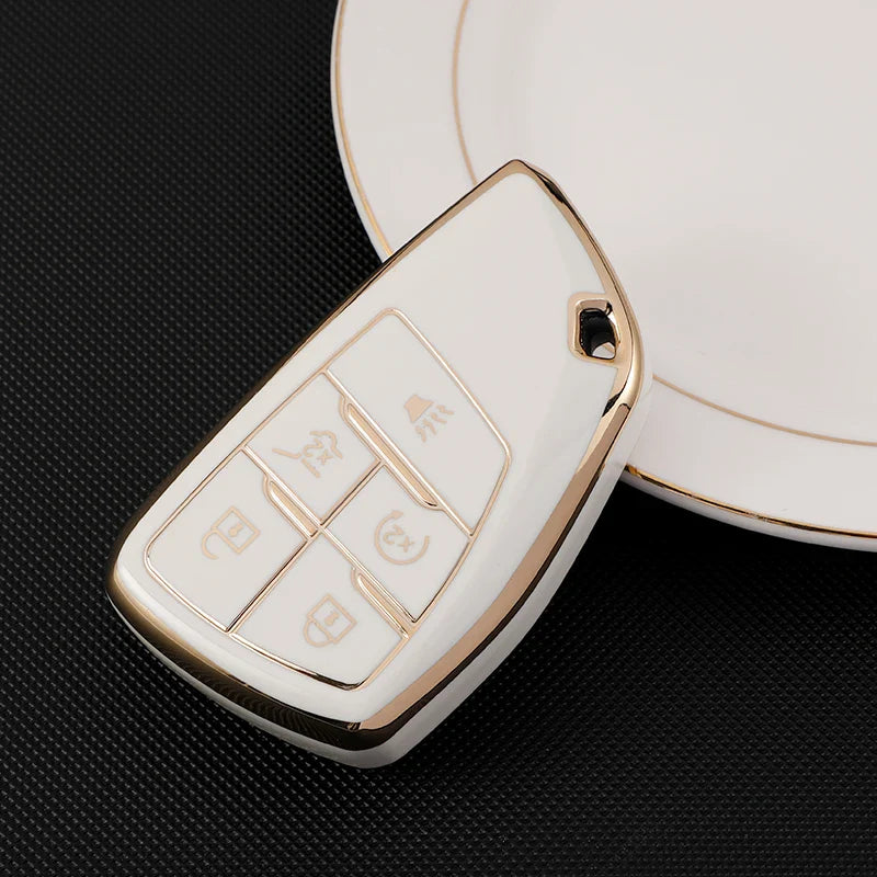 5/6 Button Key Fob Cover For Chevrolet + Buick + GMC