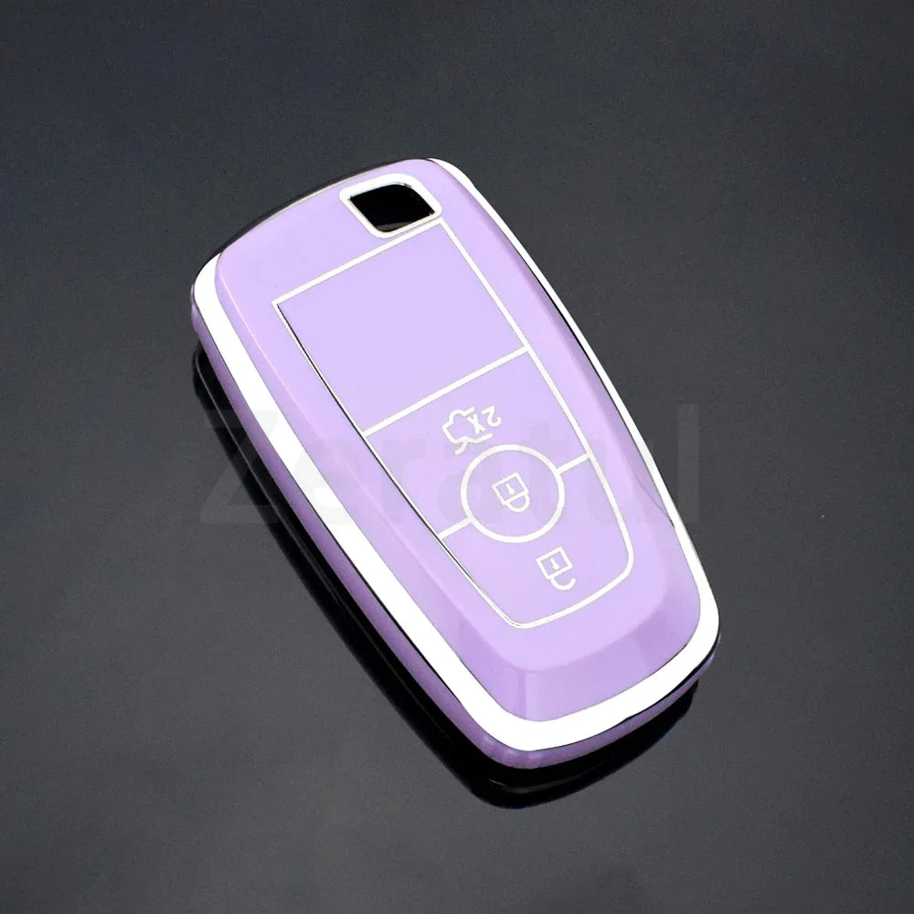 3/4/5 Buttons Remote Key Fob Case for Ford Fusion Edge Mustang Explorer Ecosport Expedition