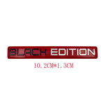 3D 'Black' and 'Limited' Edition Badges/Decals