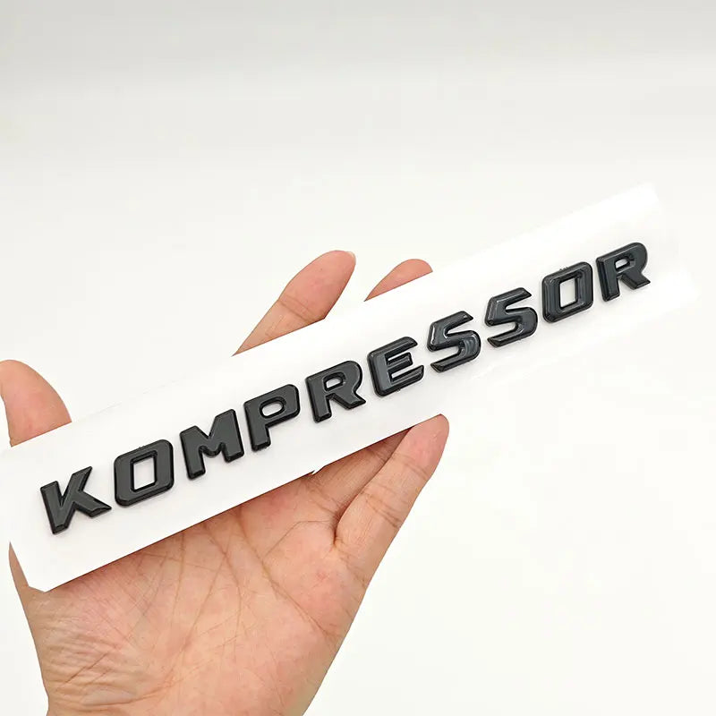 3D 'Kompressor' Logo Emblem/badge Decoration